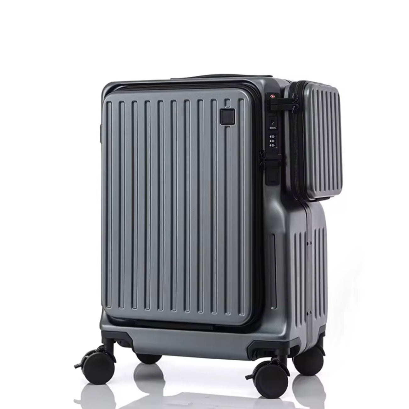 All-in-One Expandable Travel Case | Aluminum frame with Cupholder + USB