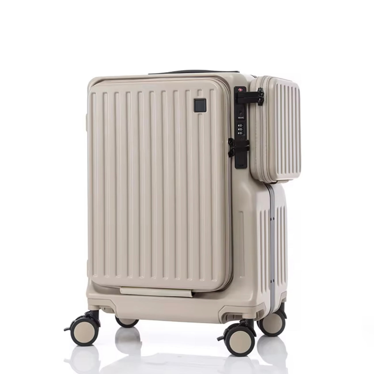 All-in-One Expandable Travel Case | Aluminum frame with Cupholder + USB