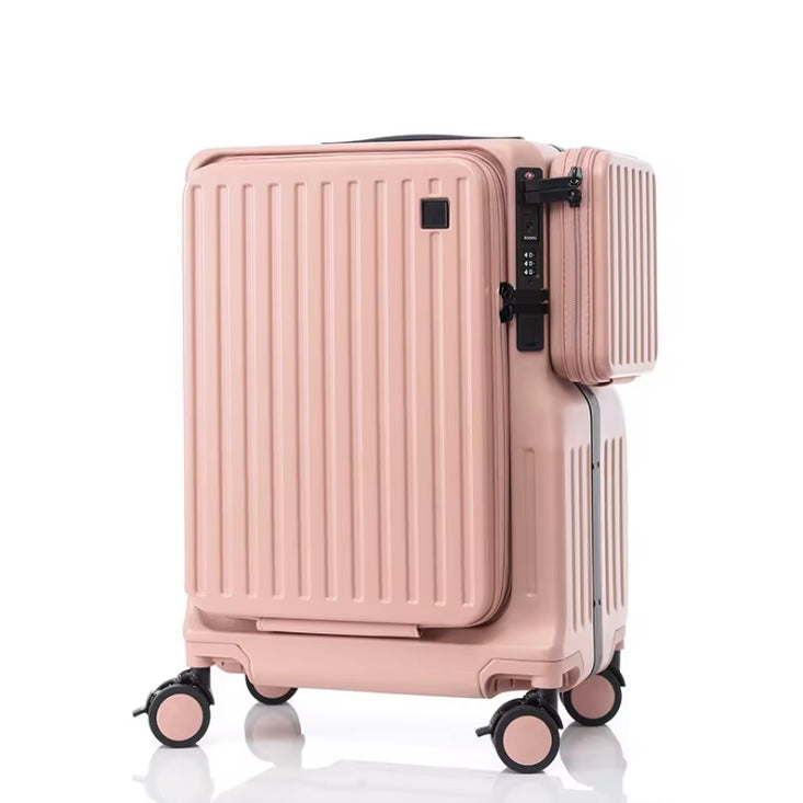 All-in-One Expandable Travel Case | Aluminum frame with Cupholder + USB