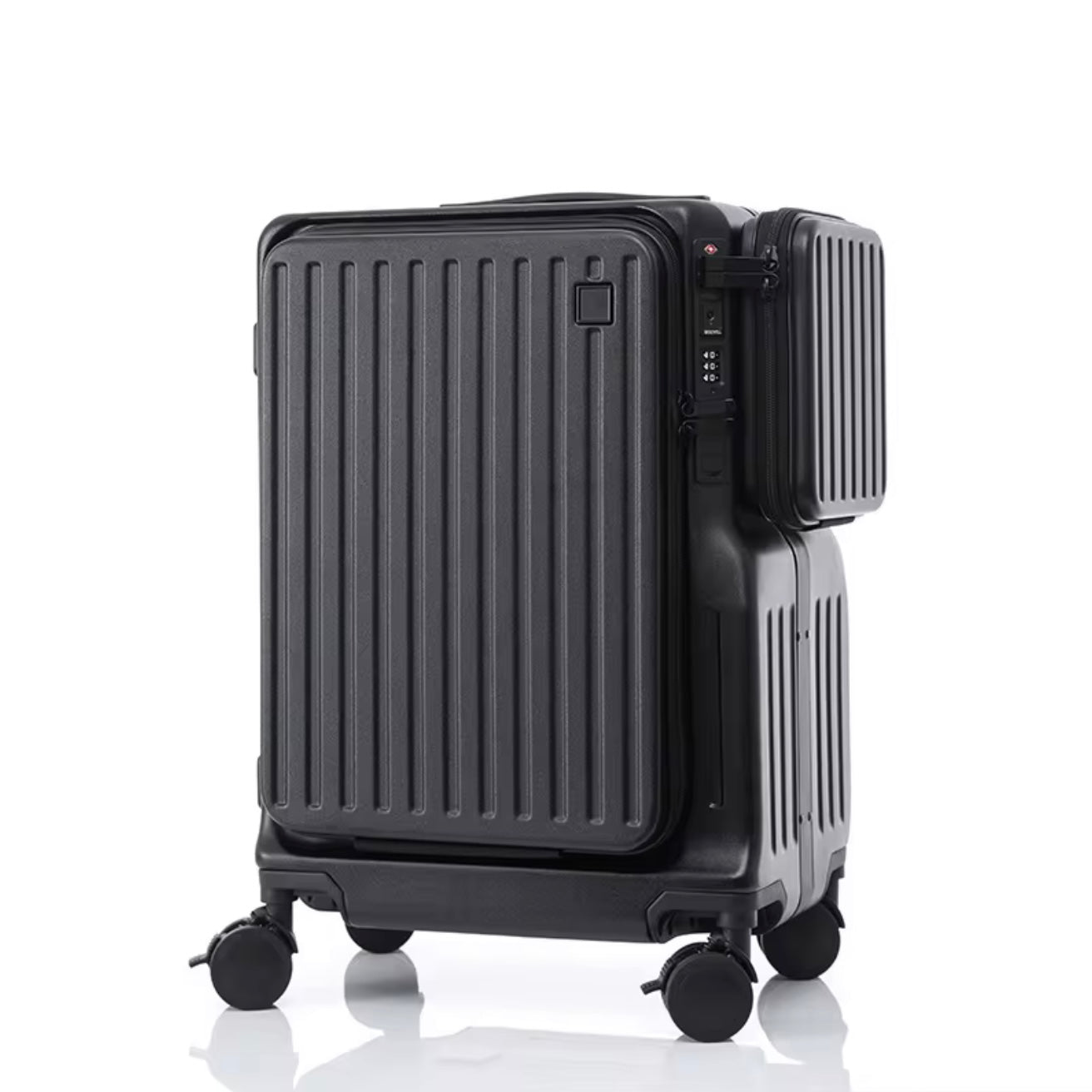 All-in-One Expandable Travel Case | Aluminum frame with Cupholder + USB