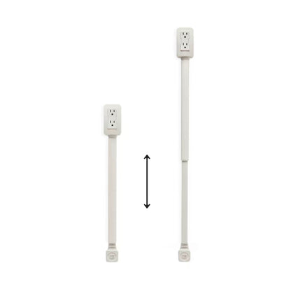 US Plug Outlet Extender with USB-C Fast Charging – 75cm Flexible Extension