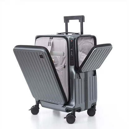 All-in-One Expandable Travel Case | Aluminum frame with Cupholder + USB