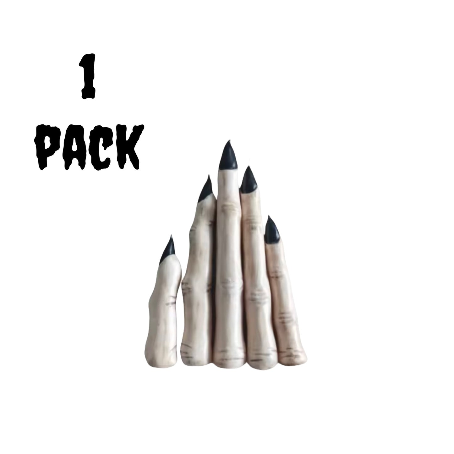 Halloween Finger Candle Set – Scary Melting Hand Decor for Spooky Nights